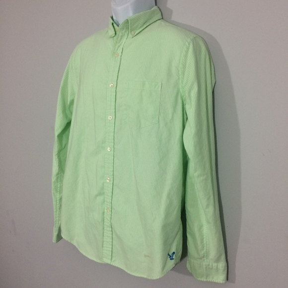 American Eagle Outfitters Mens M Slim Fit Shirt - Picture 3 of 8